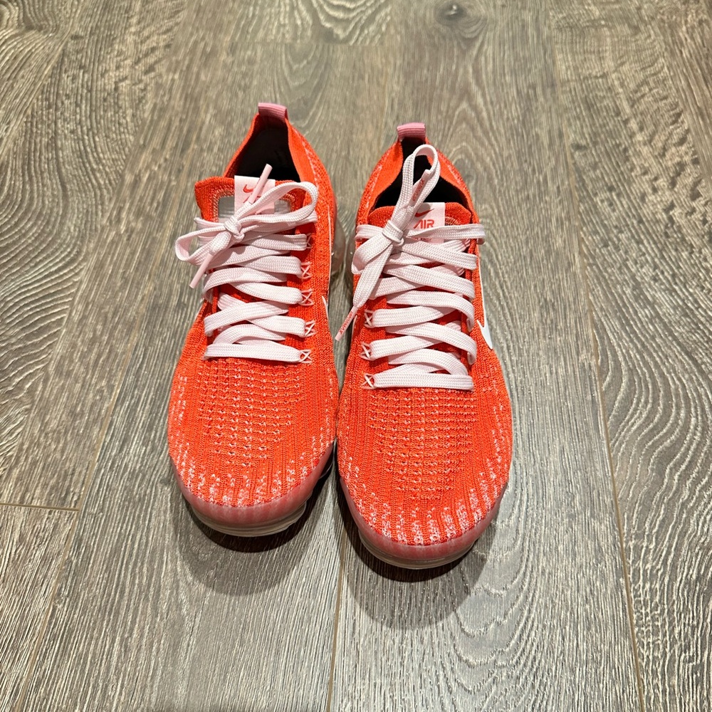 Nike Air VaporMax Flyknit 3- Track Red Magic Flamingo (Women’s)